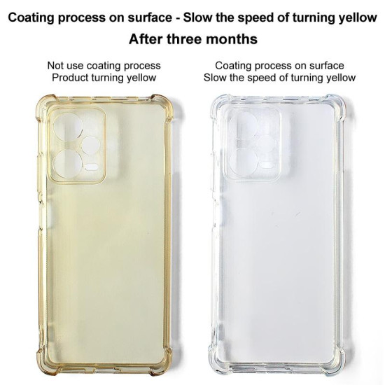For Samsung Galaxy S24+ 5G imak Shockproof Airbag TPU Phone Case(Transparent Black)