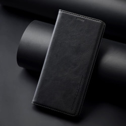 For Samsung Galaxy S24+ LC.IMEEKE RFID Anti-theft Leather Phone Case(Black)