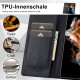 For Samsung Galaxy S24+ LC.IMEEKE RFID Anti-theft Leather Phone Case(Black)