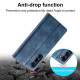 For Samsung Galaxy S24+ 5G LC.IMEEKE Strong Magnetism Microfiber Leather Phone Case(Blue)