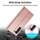 For Samsung Galaxy S24+ 5G LC.IMEEKE Strong Magnetism Microfiber Leather Phone Case(Rose Gold)
