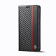 For Samsung Galaxy S24+ 5G LC.IMEEKE Carbon Fiber Leather Phone Case(Vertical Black)