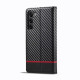 For Samsung Galaxy S24+ 5G LC.IMEEKE Carbon Fiber Leather Phone Case(Horizontal Black)