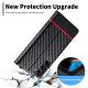 For Samsung Galaxy S24+ 5G LC.IMEEKE Carbon Fiber Leather Phone Case(Horizontal Black)