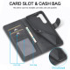 For Samsung Galaxy S24+ 5G LC.IMEEKE Calf Texture Leather Phone Case(Black)
