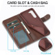 For Samsung Galaxy S24+ 5G LC.IMEEKE Calf Texture Leather Phone Case(Coffee)