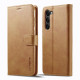 For Samsung Galaxy S24+ 5G LC.IMEEKE Calf Texture Leather Phone Case(Brown)