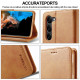 For Samsung Galaxy S24+ 5G LC.IMEEKE Calf Texture Leather Phone Case(Brown)
