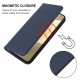 For Samsung Galaxy S24+ 5G Magnetic Closure Leather Phone Case(Blue)