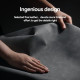 For Samsung Galaxy S24+ 5G Skin Feel Magnetic Leather Back Phone Case(Dark Grey)