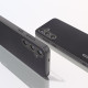 For Samsung Galaxy S24+ 5G ABEEL Arashi Texture PU Phone Case(Black)