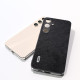 For Samsung Galaxy S24+ 5G ABEEL Dual Color Lichi Texture PU Phone Case(Black)