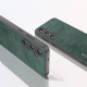 For Samsung Galaxy S24+ 5G ABEEL Dual Color Lichi Texture PU Phone Case(Green)