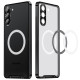 For Samsung Galaxy S24+ 5G MagSafe Magnetic Frosted Metal Phone Case(Black)