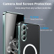 For Samsung Galaxy S24+ 5G MagSafe Magnetic Frosted Metal Phone Case(Green)