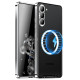 For Samsung Galaxy S24+ 5G MagSafe Magnetic Frosted Metal Phone Case(Silver)