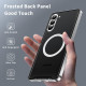 For Samsung Galaxy S24+ 5G MagSafe Magnetic Frosted Metal Phone Case(Silver)