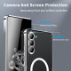 For Samsung Galaxy S24+ 5G MagSafe Magnetic Frosted Metal Phone Case(Silver)