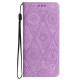 For Samsung Galaxy S24+ 5G Ethnic Embossed Adsorption Leather Phone Case(Purple)
