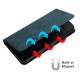 For Samsung Galaxy S24+ 5G Ethnic Embossed Adsorption Leather Phone Case(Blue)