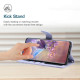 For Samsung Galaxy S24+ 5G Skin Feel Butterfly Embossed Flip Leather Phone Case(Purple)