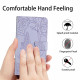 For Samsung Galaxy S24+ 5G Skin Feel Butterfly Embossed Flip Leather Phone Case(Purple)