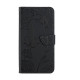 For Samsung Galaxy S24+ 5G Skin Feel Butterfly Embossed Flip Leather Phone Case(Black)