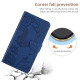For Samsung Galaxy S24+ 5G Skin Feel Butterfly Embossed Flip Leather Phone Case(Blue)