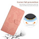 For Samsung Galaxy S24+ 5G Skin Feel Butterfly Embossed Flip Leather Phone Case(Pink)