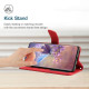 For Samsung Galaxy S24+ 5G Skin Feel Butterfly Embossed Flip Leather Phone Case(Red)