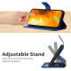 For Samsung Galaxy S24+ 5G Skin Feel Sun Flower Embossed Flip Leather Phone Case with Lanyard(Dark Blue)
