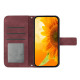 For Samsung Galaxy S24+ 5G Skin Feel Sun Flower Embossed Flip Leather Phone Case with Lanyard(Wine Red)