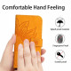 For Samsung Galaxy S24+ 5G Skin Feel Sun Flower Embossed Flip Leather Phone Case with Lanyard(Yellow)