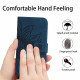 For Samsung Galaxy S24+ 5G Skin Feel Sun Flower Embossed Flip Leather Phone Case with Lanyard(Inky Blue)