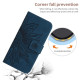 For Samsung Galaxy S24+ 5G Skin Feel Sun Flower Embossed Flip Leather Phone Case with Lanyard(Inky Blue)