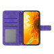 For Samsung Galaxy S24+ 5G Skin Feel Sun Flower Embossed Flip Leather Phone Case with Lanyard(Dark Purple)