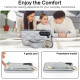 For Samsung Galaxy S23+ Non-slip Full Coverage Ring PU Phone Case with Wristband(Silver)