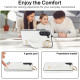 For Samsung Galaxy S23+ Non-slip Full Coverage Ring PU Phone Case with Wristband(White)