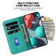 For Samsung Galaxy S24+ 5G Seven-shaped Embossed Leather Phone Case(Green)