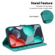 For Samsung Galaxy S24+ 5G Seven-shaped Embossed Leather Phone Case(Green)