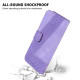 For Samsung Galaxy S24+ 5G Seven-shaped Embossed Leather Phone Case(Purple)