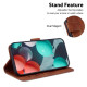 For Samsung Galaxy S24+ 5G Seven-shaped Embossed Leather Phone Case(Brown)