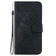 For Samsung Galaxy S24+ 5G Seven-shaped Embossed Leather Phone Case(Black)