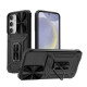 For Samsung Galaxy S24+ 5G Camshield Robot TPU Hybrid PC Phone Case(Black)