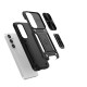 For Samsung Galaxy S24+ 5G Camshield Robot TPU Hybrid PC Phone Case(Red)