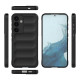 For Samsung Galaxy S24+ 5G Magic Shield TPU + Flannel Phone Case(Black)