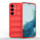 For Samsung Galaxy S24+ 5G Magic Shield TPU + Flannel Phone Case(Red)