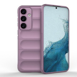 For Samsung Galaxy S24+ 5G Magic Shield TPU + Flannel Phone Case(Purple)