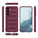 For Samsung Galaxy S24+ 5G Magic Shield TPU + Flannel Phone Case(Wine Red)