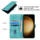 For Samsung Galaxy S24+ 5G Skin-feel Embossed Leather Phone Case(Green)